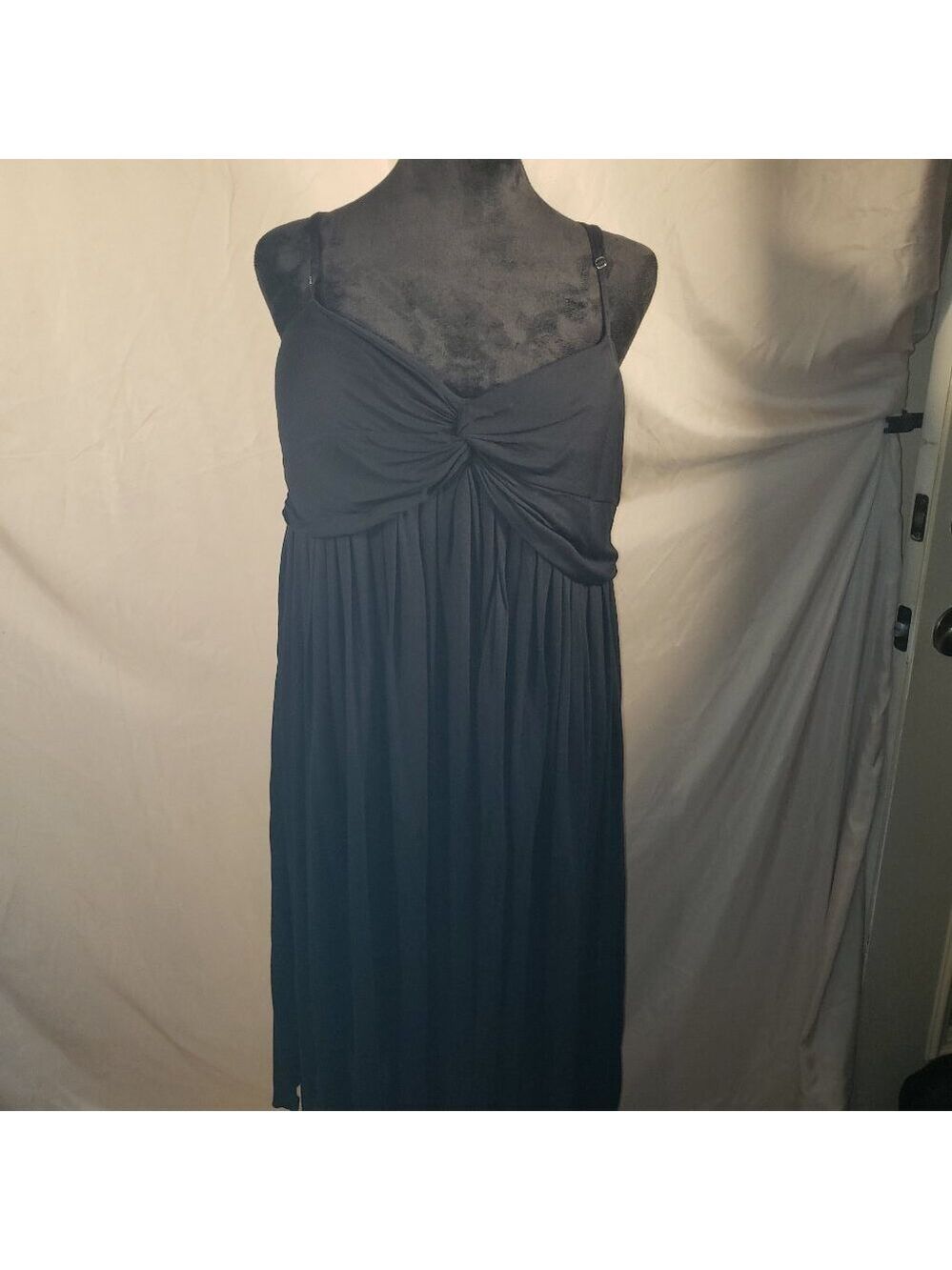 Boston Proper Women's Elegan Black Maxi Dress - L
